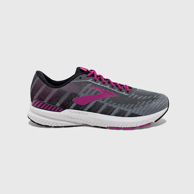 Tenis Brooks Ravenna 10 - Zapatillas Para Correr En Asfalto Mujer - Gris (PXVQ-69823)